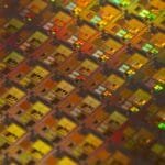 a close up of a pattern of small squares