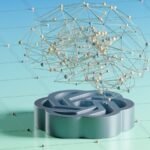 a computer generated image of a ball of string